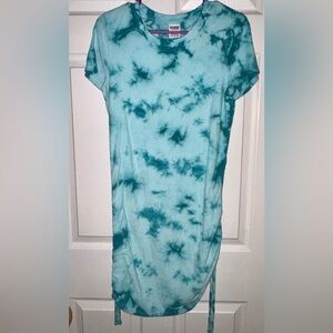 Victoria’s Secret pink Tie-Dye Short Sleeve cover-up dress size medium